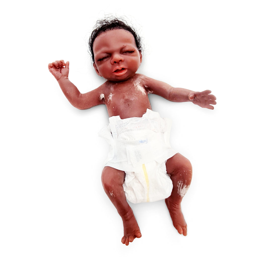 Baby Lulu preemie birthing baby