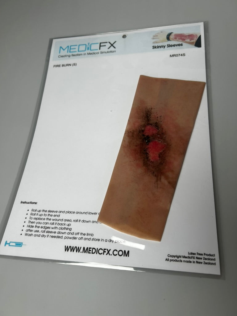 SALE- MR074S Fire Burn Sleeve - Small