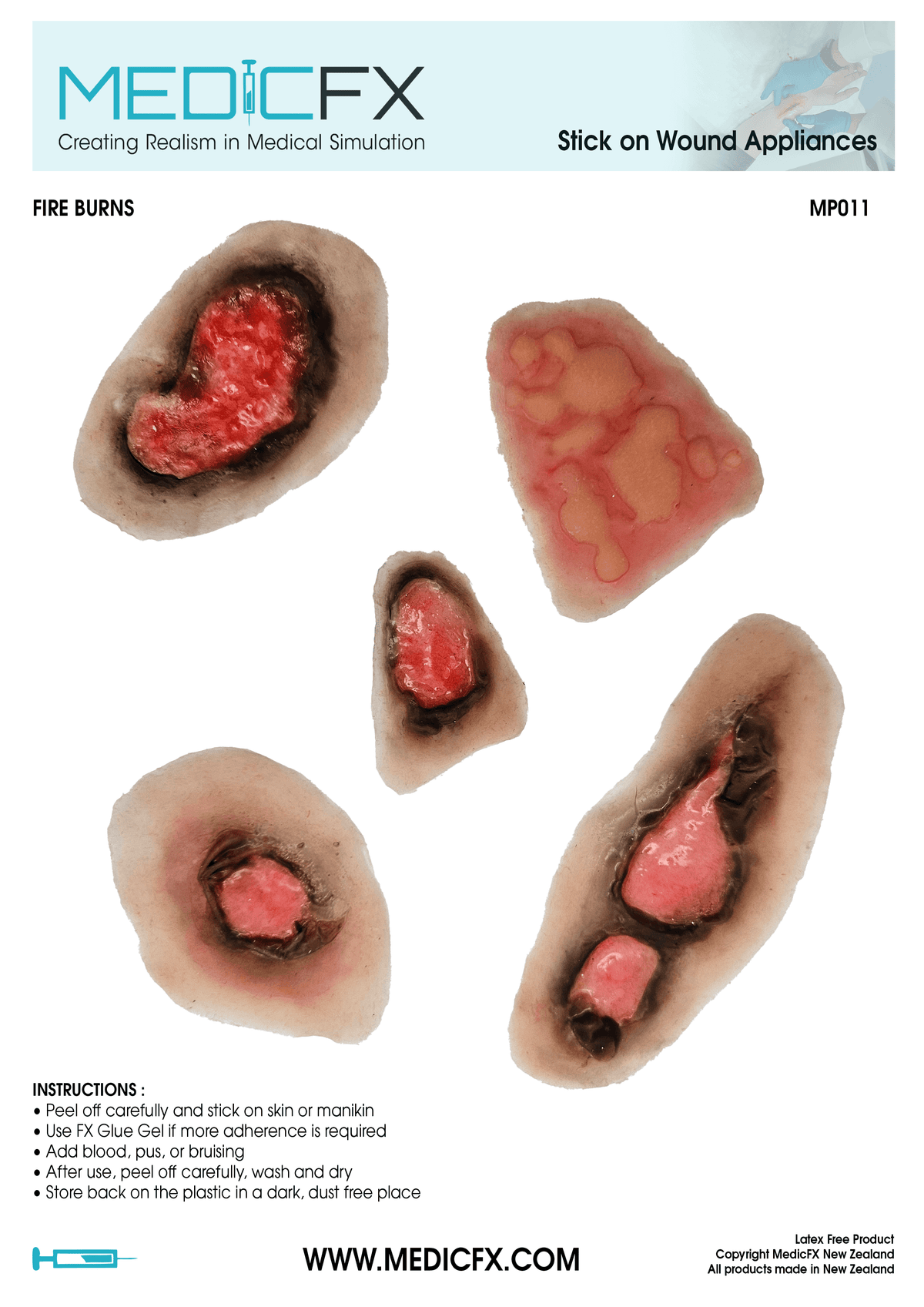 MP011 Sheet Fire Burns