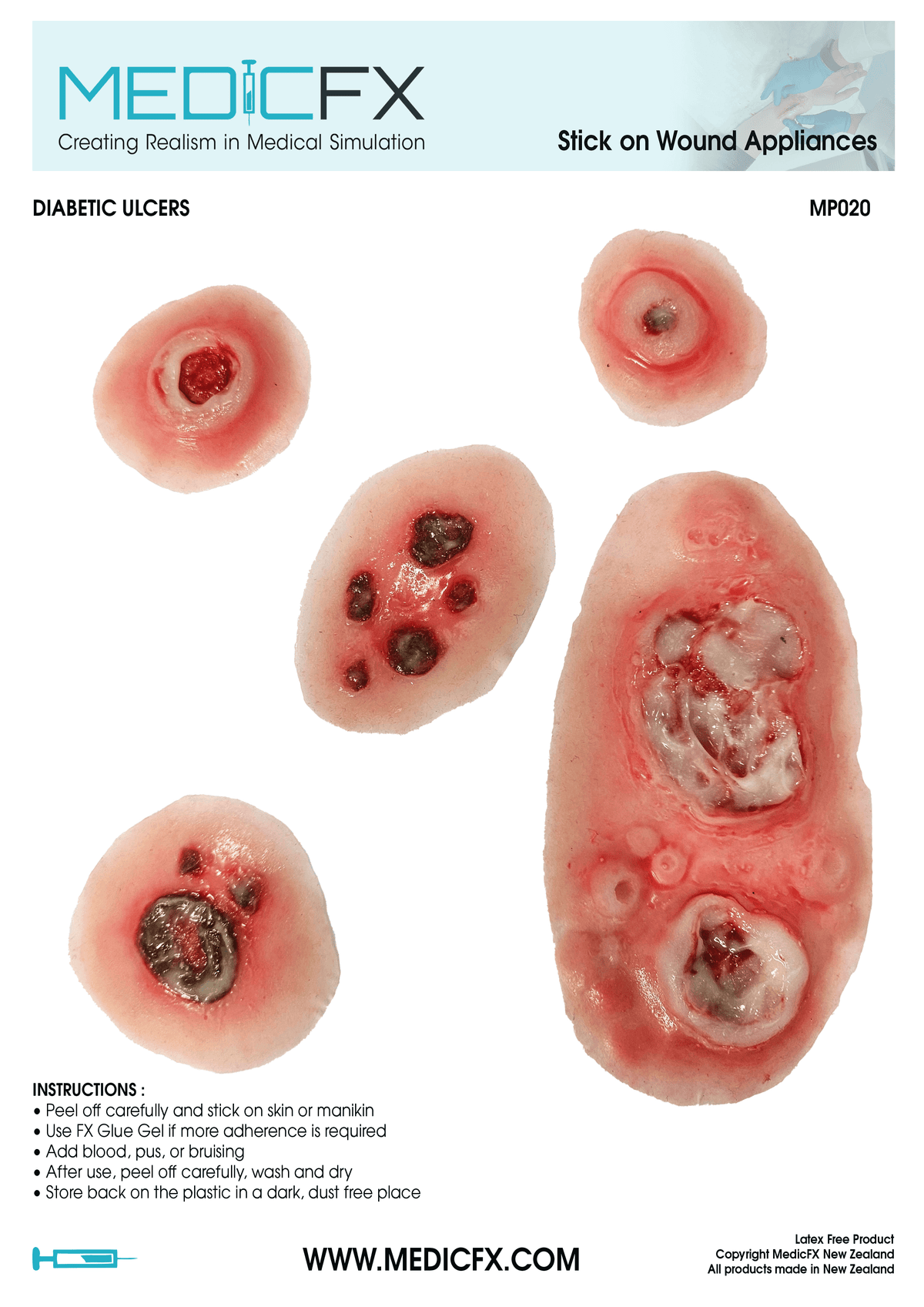 MP020  - Sheet Diabetic Ulcers