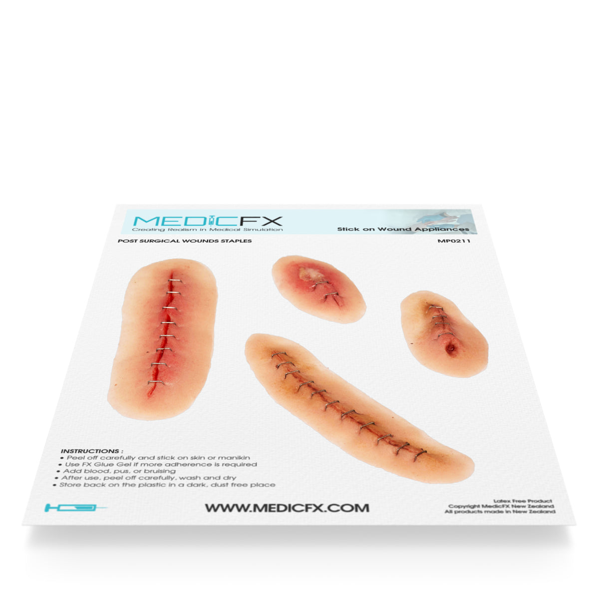 Sheet Post Surgical Wounds Staples