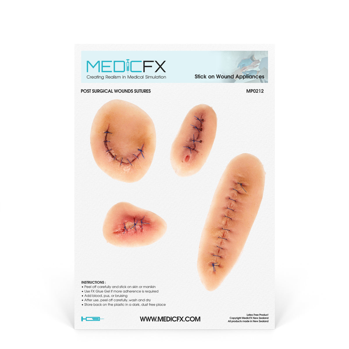 Sheet Post Surgical Wounds Sutures