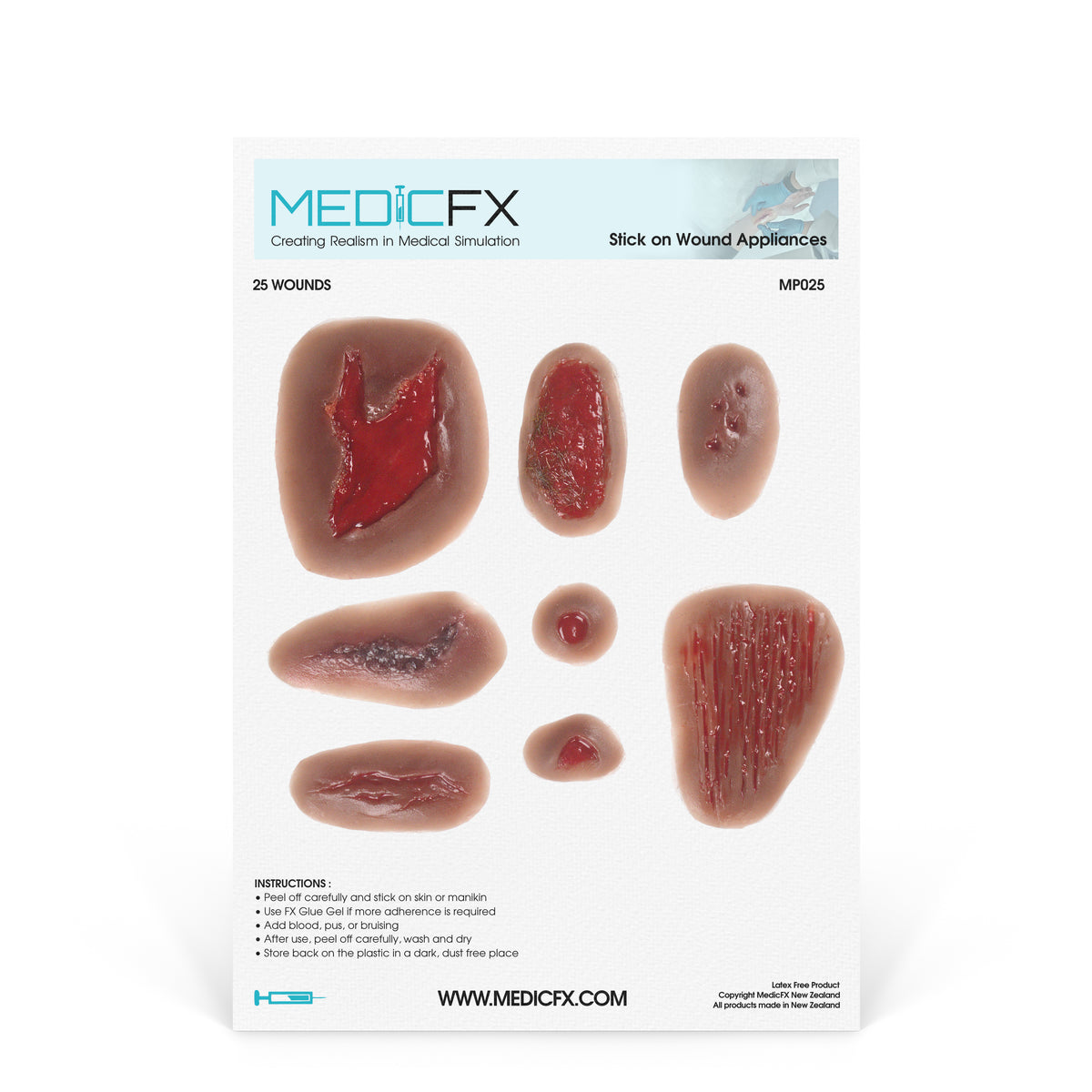 Sheet Trauma 25 Wounds