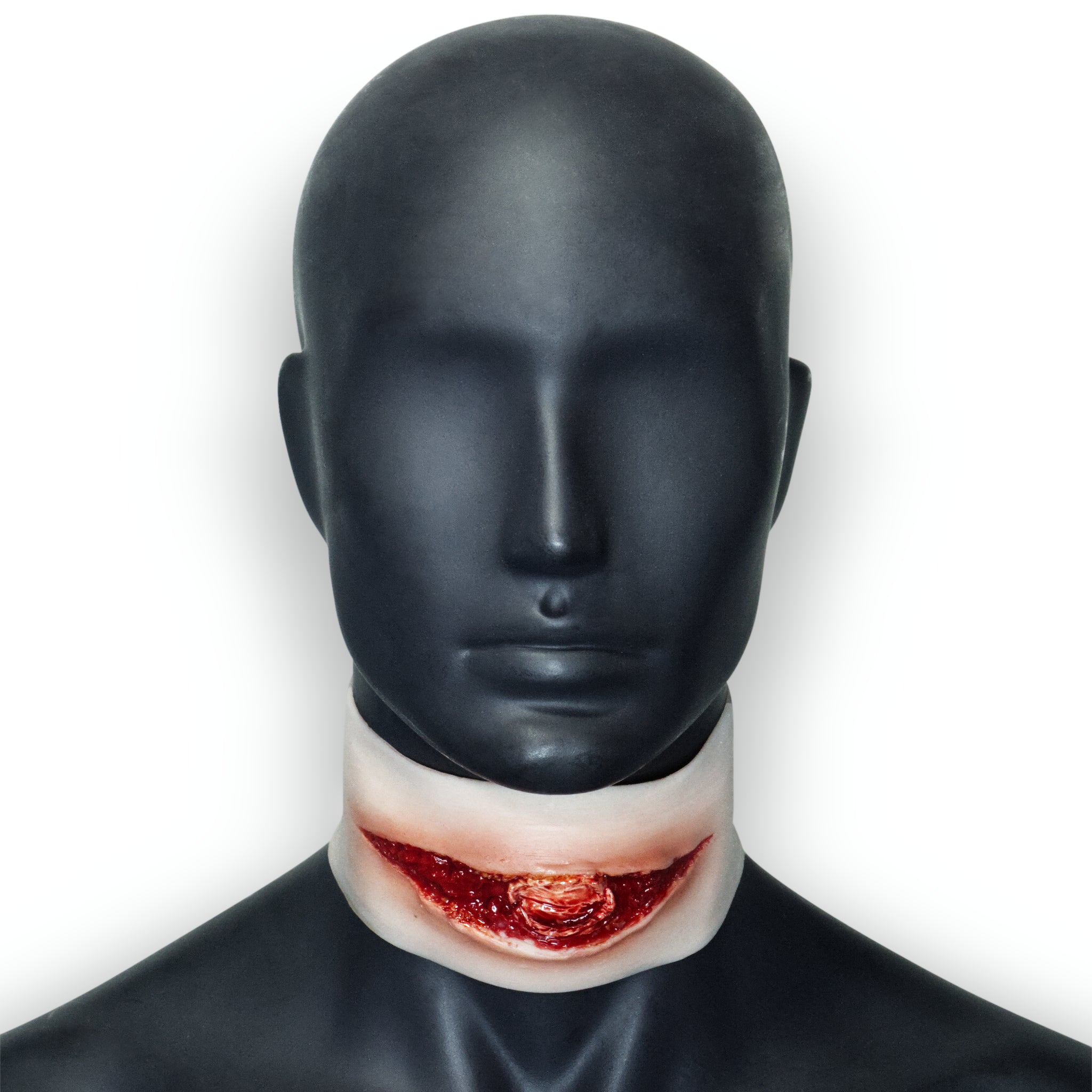 Slit Throat With Exposed Trachea