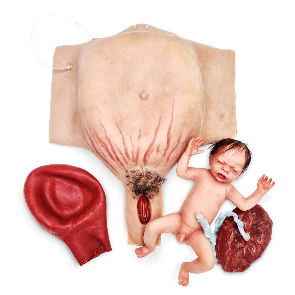 Wearable C-Section Model & Baby Aiden